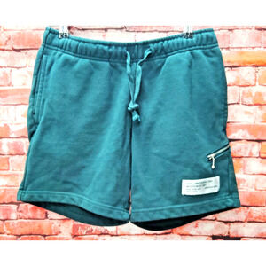 The Met Pacsun French Terry Shorts Men's Small Green Elastic Waist Drawstring